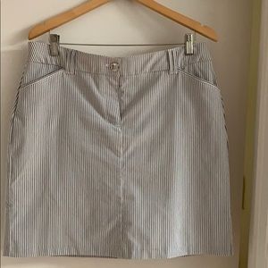 Charter club stripes skort